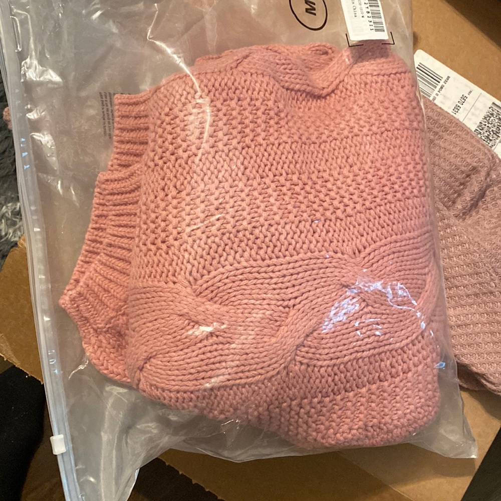 Cable knit sweater